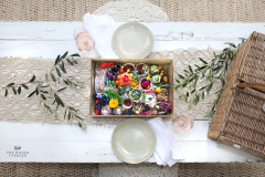 Vegan Platter Box Picnic table