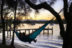 Chilling on the Noosa River